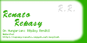 renato repasy business card